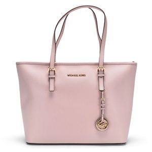 Michael Kors Pink Jet Set Travel Tot Bag
